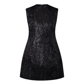 Christa Beaded Hourglass Mini Dress