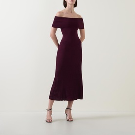 Harro Off-The-Shoulder Knitted Dress