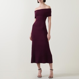 Harro Off-The-Shoulder Knitted Dress