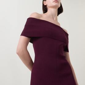 Harro Off-The-Shoulder Knitted Dress