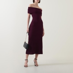 Harro Off-The-Shoulder Knitted Dress