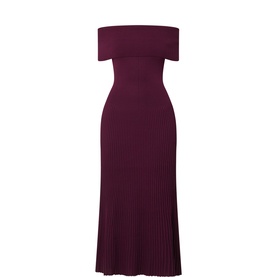 Harro Off-The-Shoulder Knitted Dress