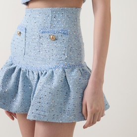 Elina Boucl&eacute; Mini Skirt