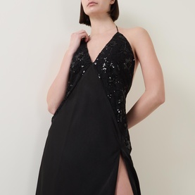 Rosella Sequin Slip Dress