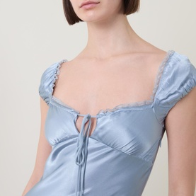 Stasia Satin Slip Dress