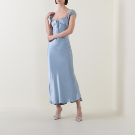 Stasia Satin Slip Dress