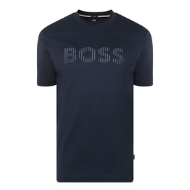 Thompson Stripe Logo T-Shirt