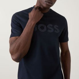 Thompson Stripe Logo T-Shirt