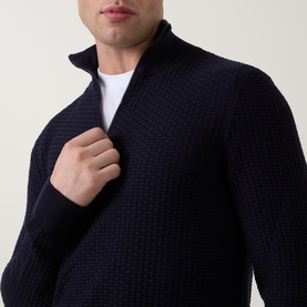 Ulicio Half-Zip Textured Sweater