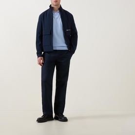 Narciso Open Collar Knitted Polo Shirt