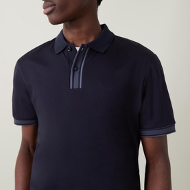 Parlay Contrast Collar Polo Shirt