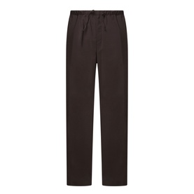 Drawstring Straight-Leg Trousers