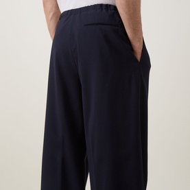 Drawstring Straight-Leg Trousers