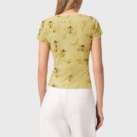 Ellie Floral Mesh T-Shirt