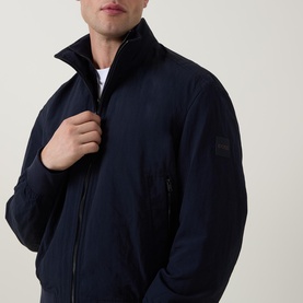 Waterproof Logo Bomber  Jacket