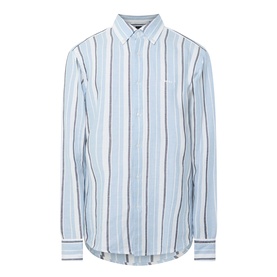 Ricoplus Logo Striped Shirt