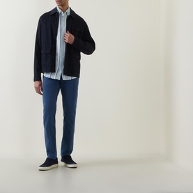 Ricoplus Logo Striped Shirt