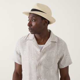 Frederyc Straw Fedora Hat