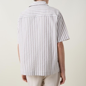 Espino Seersucker Stripe Shirt