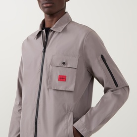 Emmond Logo Zip Overshirt