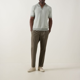 Seeroy Textured-Knit Logo Polo Shirt