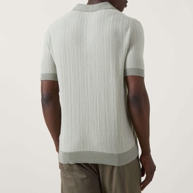 Seeroy Textured-Knit Logo Polo Shirt
