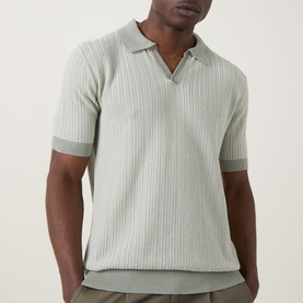 Seeroy Textured-Knit Logo Polo Shirt