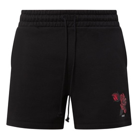 Dagety Floral Logo Shorts