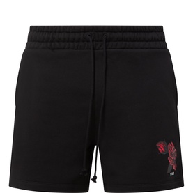 Dagety Floral Logo Shorts