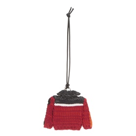 House Knitted Cardigan Bag Charm