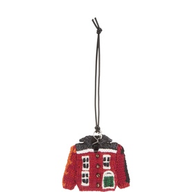 House Knitted Cardigan Bag Charm
