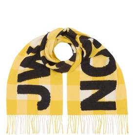 Logo Check Print Scarf