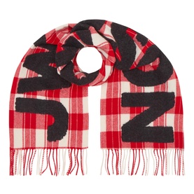 Logo Tassel Fringe Scarf