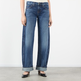 Karo Low-Rise Bowed Jeans