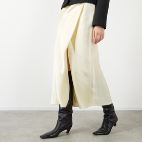Demi Open Slit Wrap Skirt