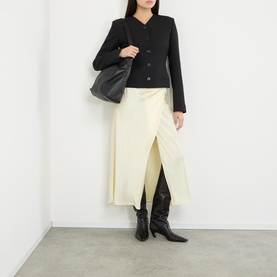 Demi Open Slit Wrap Skirt