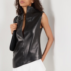 Von Leather Top