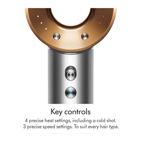 Supersonic Lite Hair Dryer Nickel and Copper