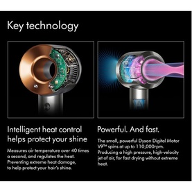 Supersonic Lite Hair Dryer Nickel and Copper