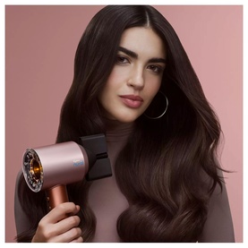 Supersonic Nural Hair Dryer Straight and Wavy Amber Silk