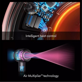 Supersonic Nural Hair Dryer Straight and Wavy Amber Silk