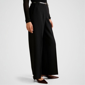 Alexandra Belted High-Rise Wide Leg Trousers