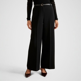 Alexandra Belted High-Rise Wide Leg Trousers