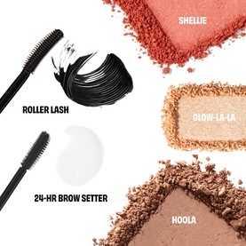 Five-Piece Glam of Life Mascara, Brow & Cheek Makeup Gift Set