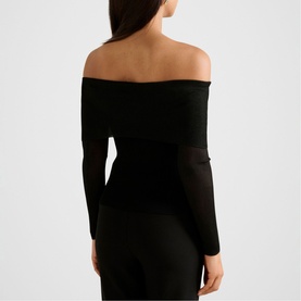 Brynn Knitted Bardot Top