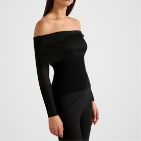 Brynn Knitted Bardot Top