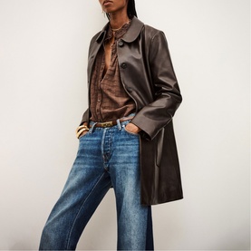 Madie Leather Coat