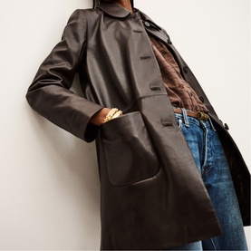 Madie Leather Coat
