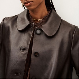 Madie Leather Coat