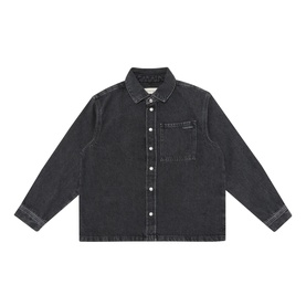 Patch Pocket Logo Overshirt